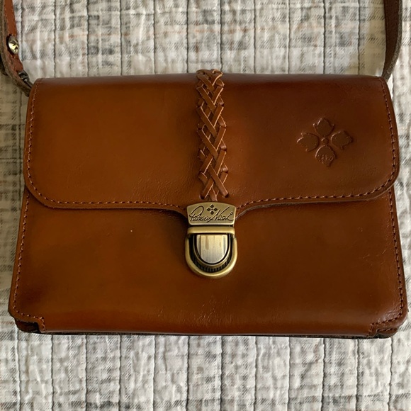 Patricia Nash Handbags - Patricia Nash brown bianco braided leather convertible crossbody bag